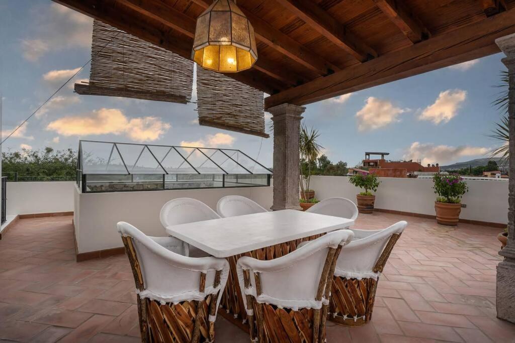 Elegant 3Br Home With Rooftop & Grill In Centro San Miguel Альенде Экстерьер фото